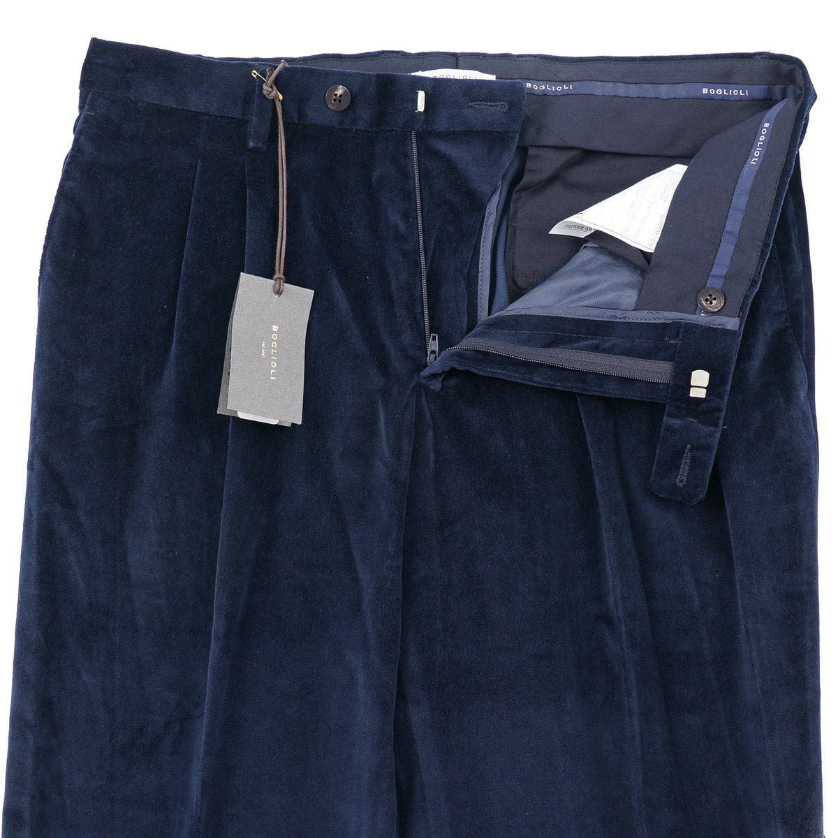 Boglioli Brushed Velvet Cotton Pants - Top Shelf Apparel