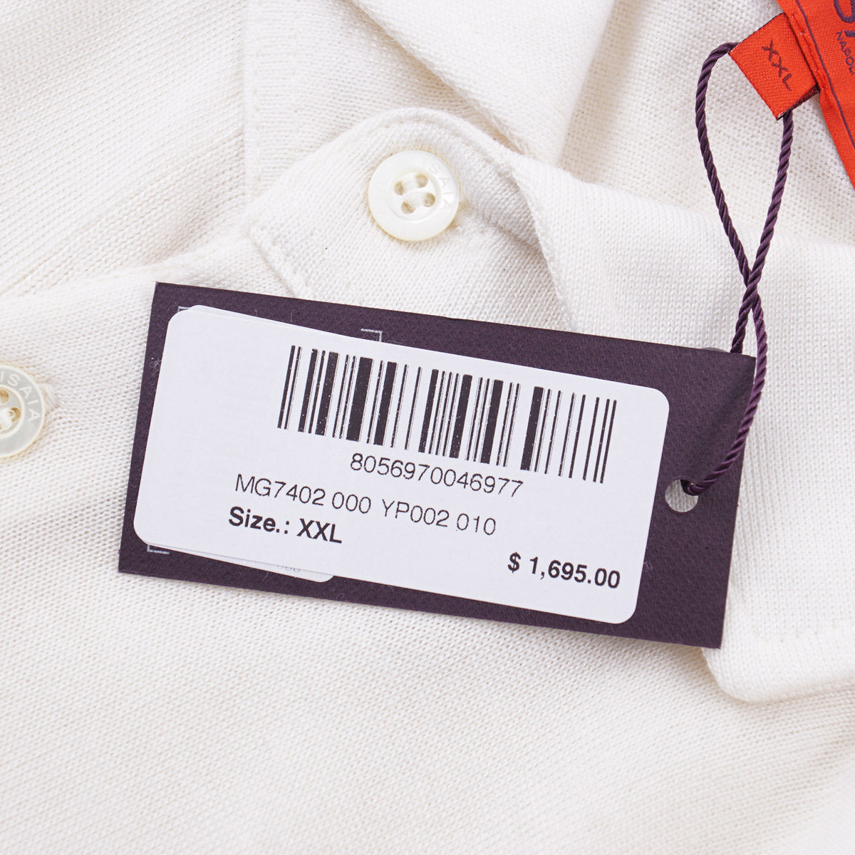 Isaia Lightweight Cashmere-Silk Polo Sweater