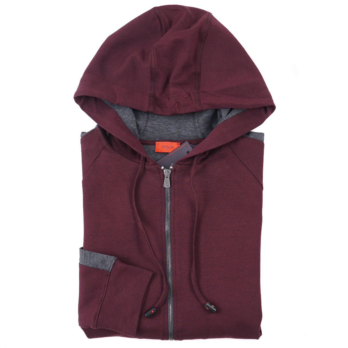 Isaia Full-Zip Cotton Sweatshirt