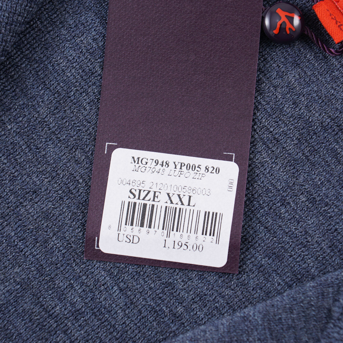 Isaia Half-Zip Merino Wool Sweater