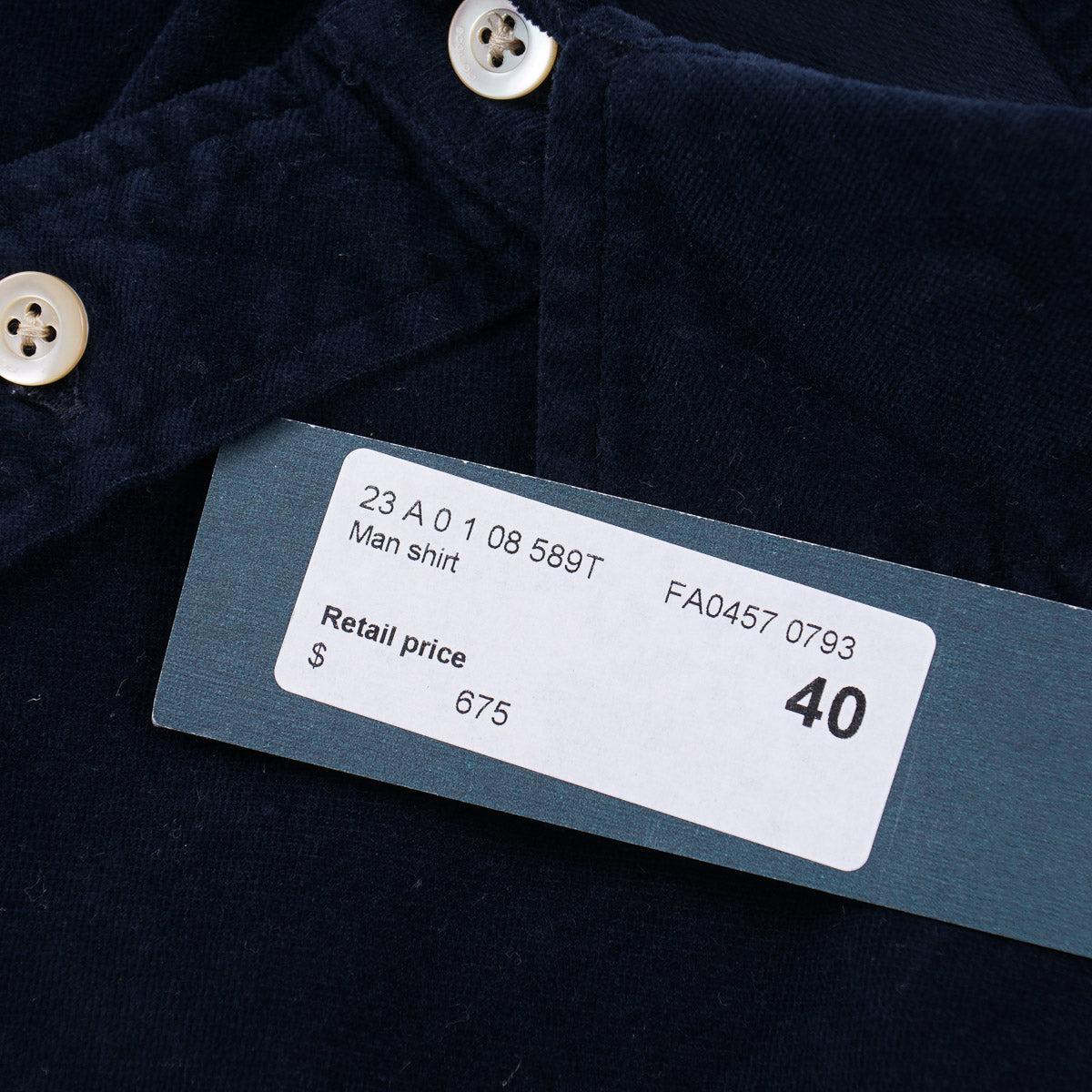 Boglioli Brushed Velvet Cotton Overshirt