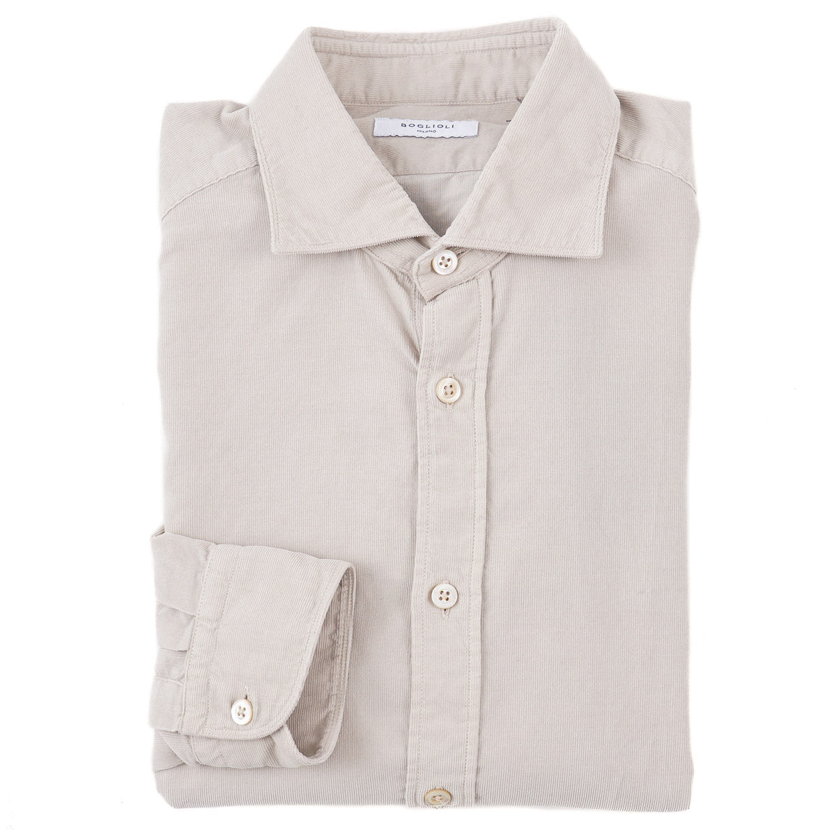 Boglioli Corduroy Cotton Sport Shirt