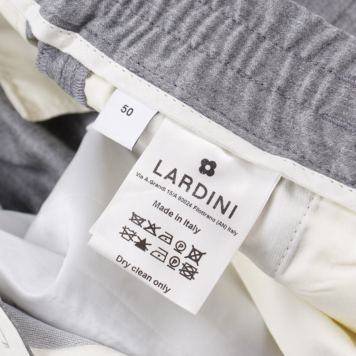 Lardini Wool-Cashmere Drawstring Pants