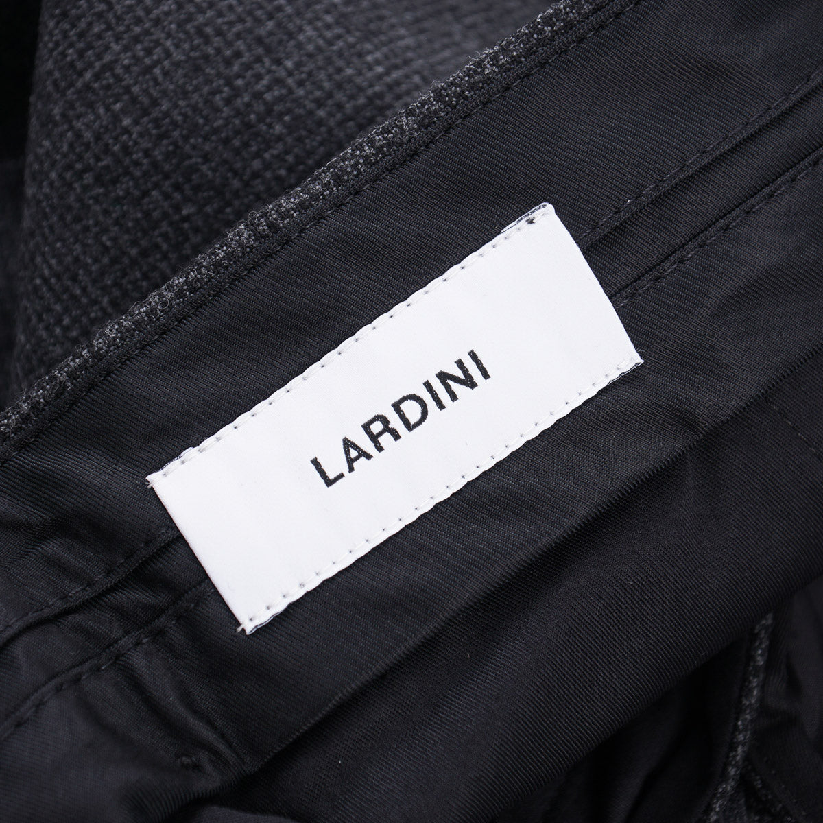 Lardini Houndstooth Wool Dress Pants
