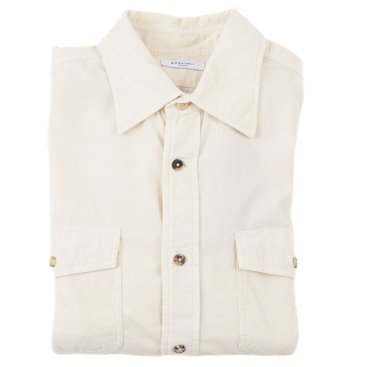Boglioli Corduroy Cotton Sport Shirt