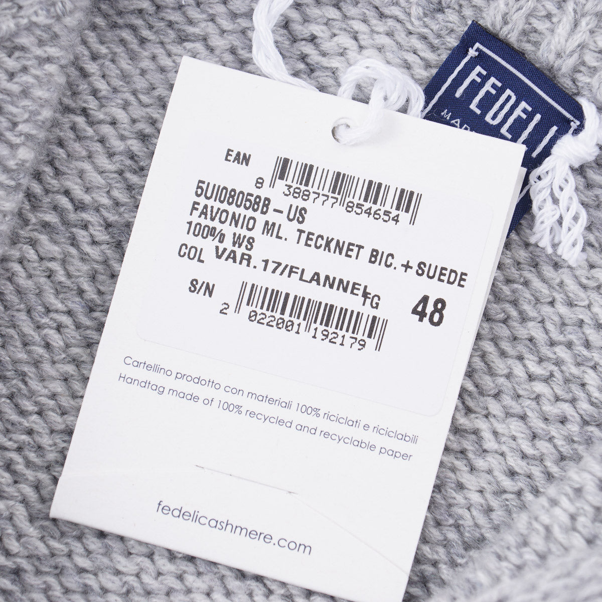 Fedeli 'Favonio' Half-Zip Cashmere Sweater