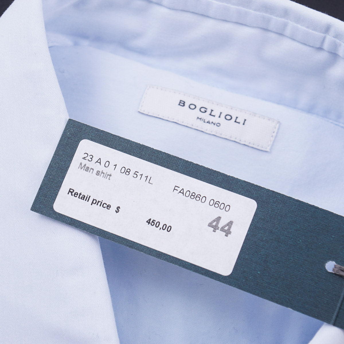 Boglioli Slim-Fit Cotton Dress Shirt