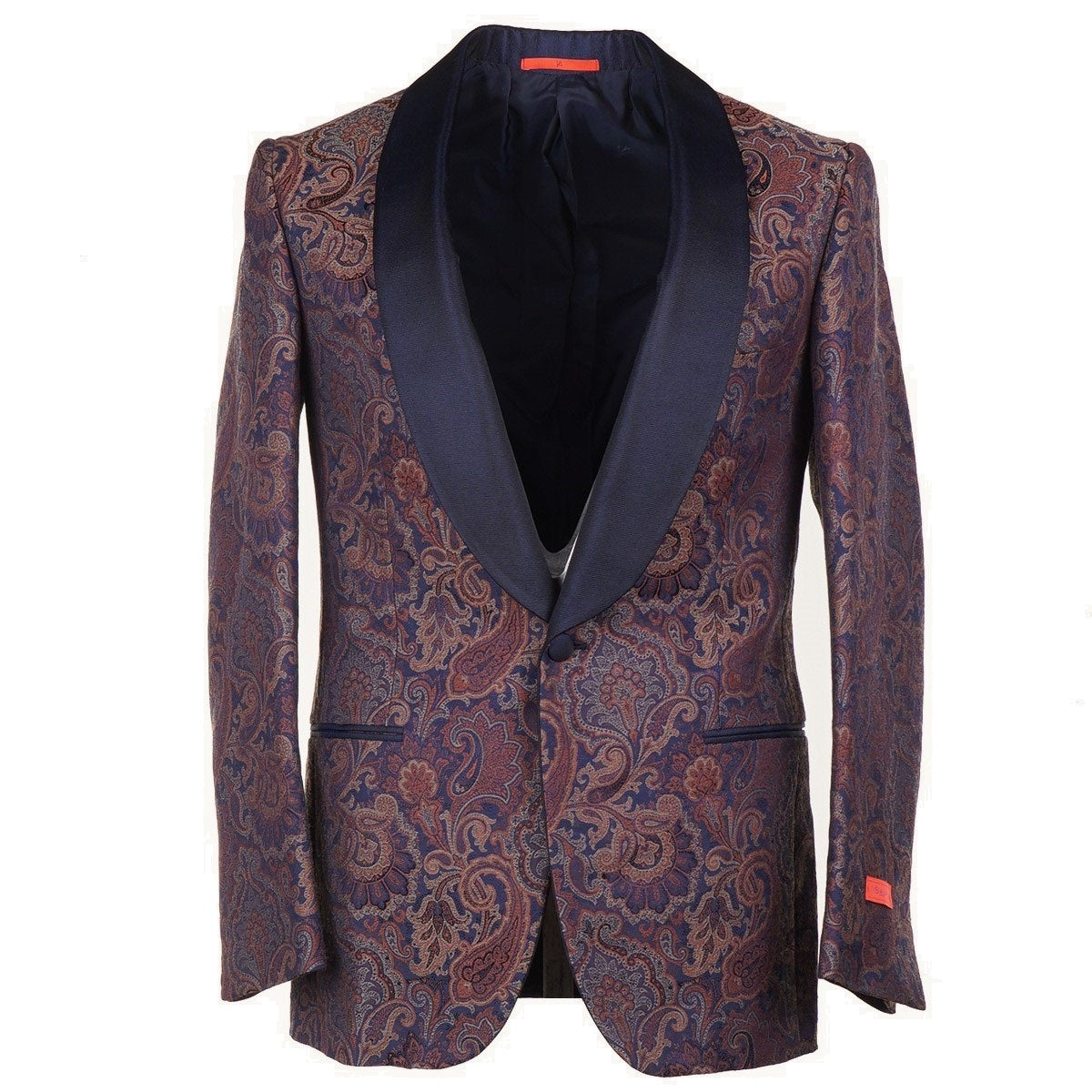 Isaia Slim-Fit Paisley Brocade Dinner Jacket - Top Shelf Apparel