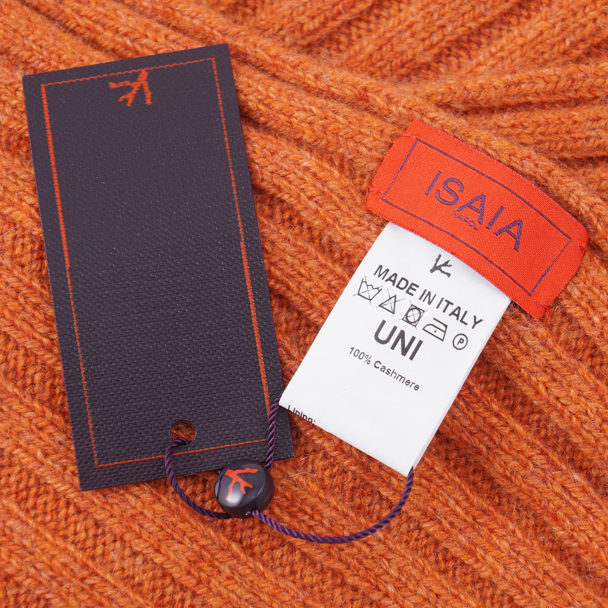 Isaia Rib Knit Cashmere Scarf - Top Shelf Apparel