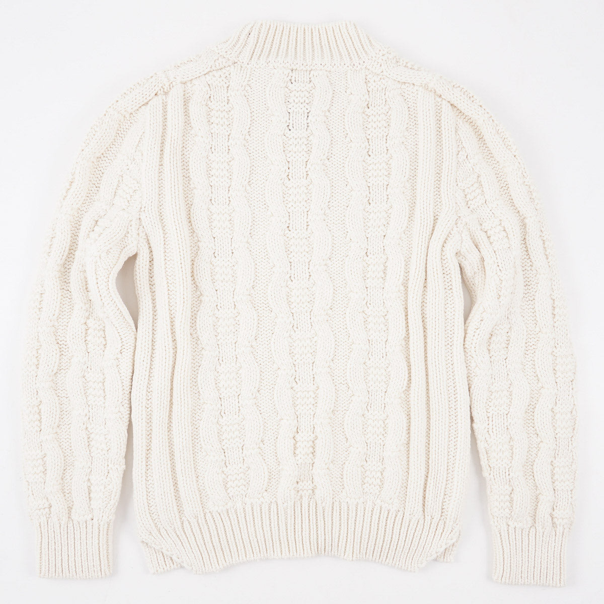 Isaia Cable Knit Cashmere-Silk Sweater - Top Shelf Apparel