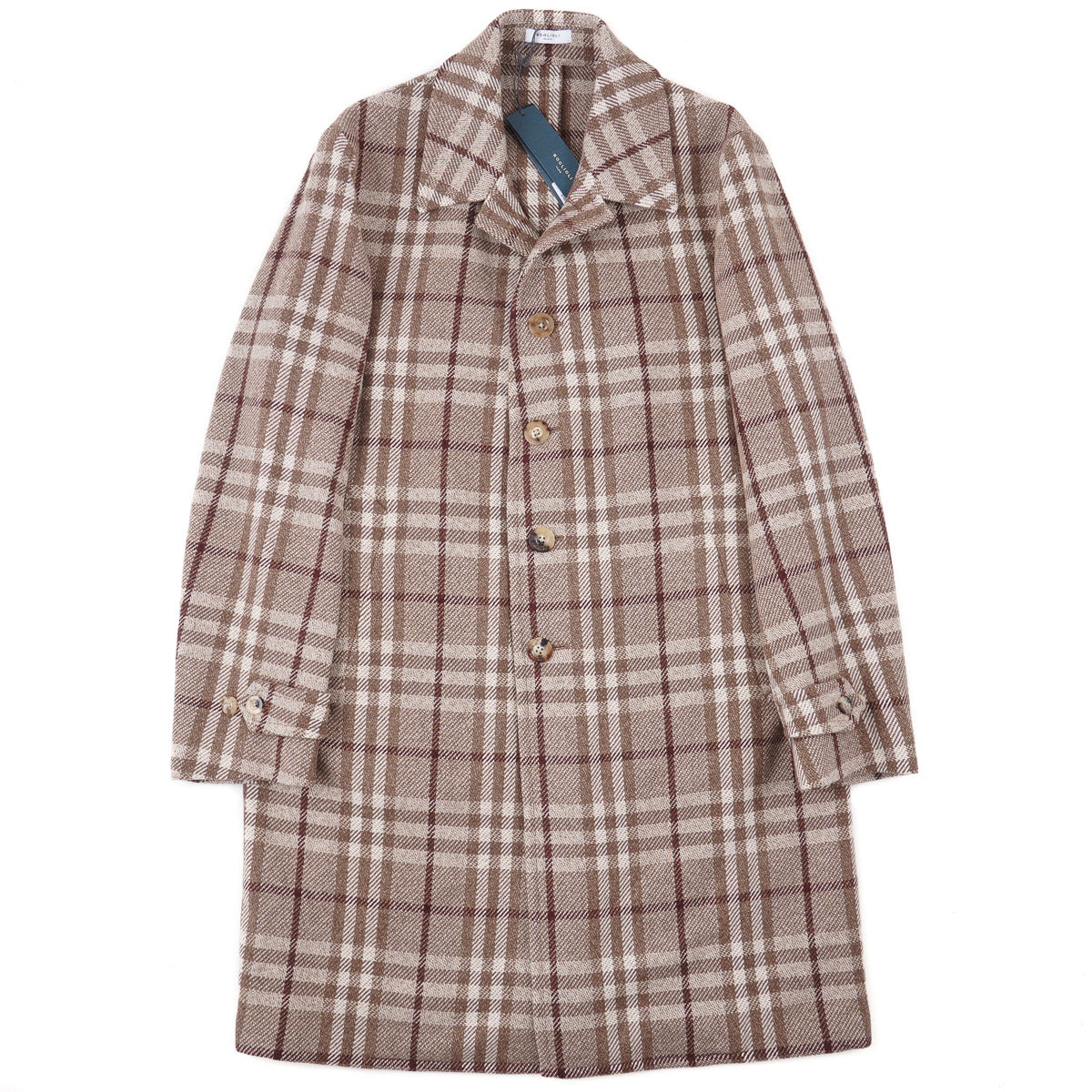Boglioli Soft-Constructed Wool-Cashmere Coat