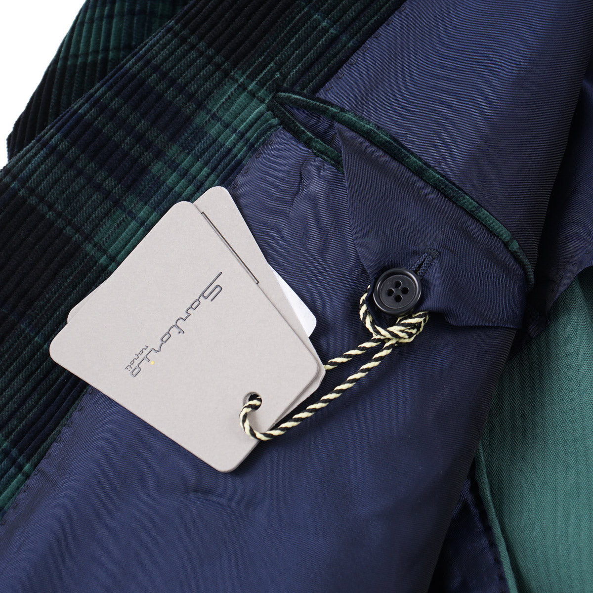 Sartorio Tartan Plaid Corduroy Blazer - Top Shelf Apparel