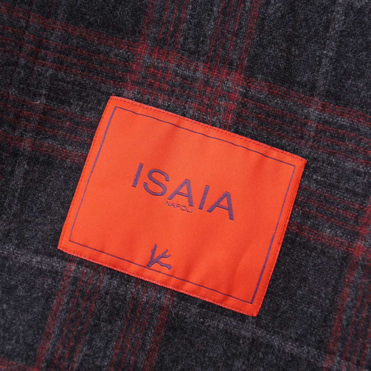 Isaia Flannel Wool-Cashmere Overshirt