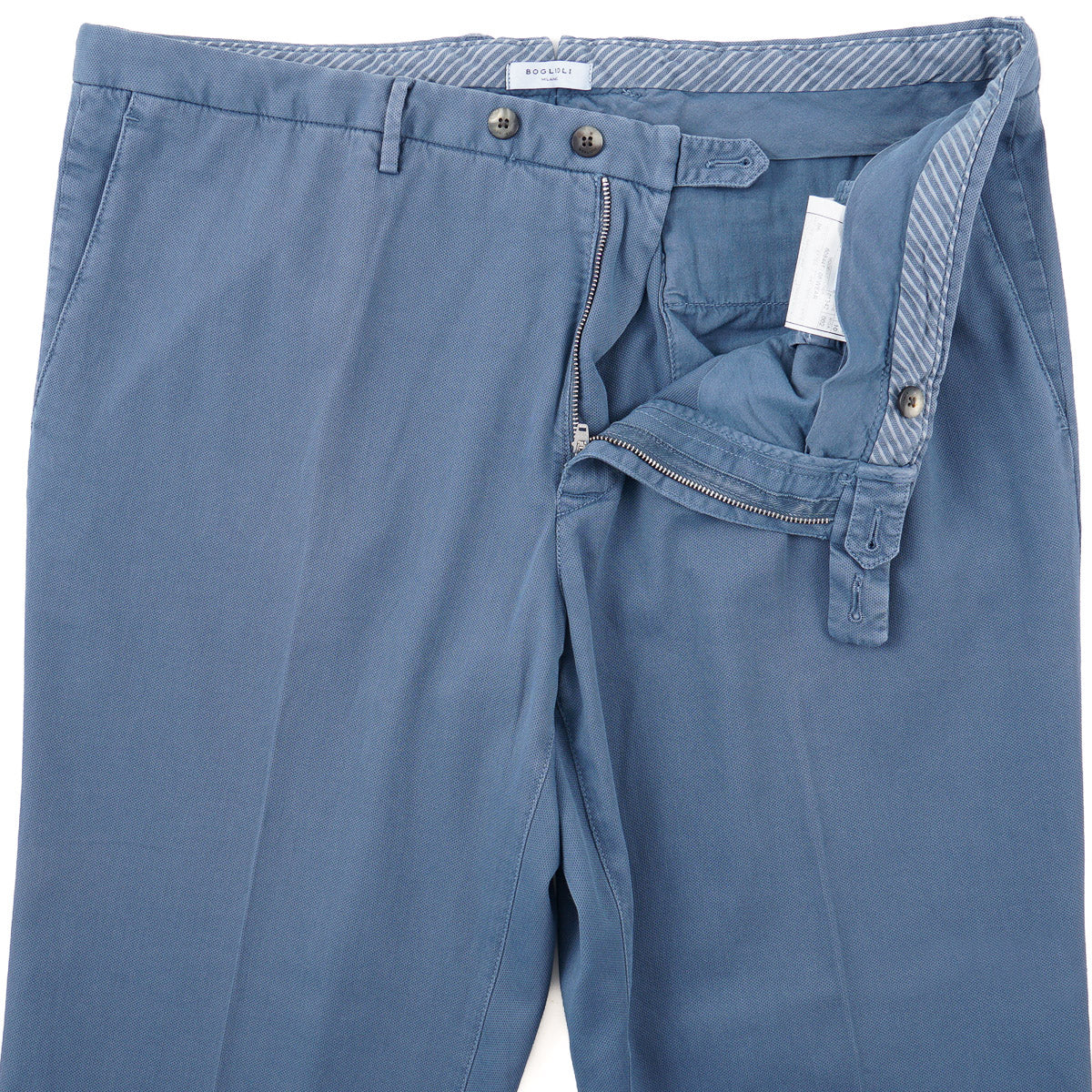 Boglioli Tailored-Fit Woven Cotton Pants