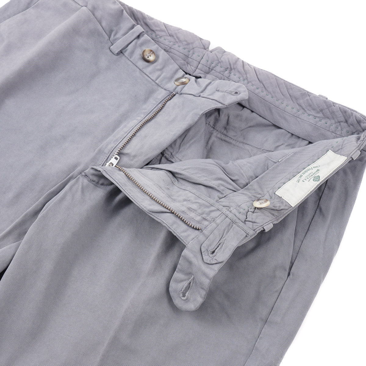 Luigi Borrelli Slim-Fit Cotton Pants - Top Shelf Apparel