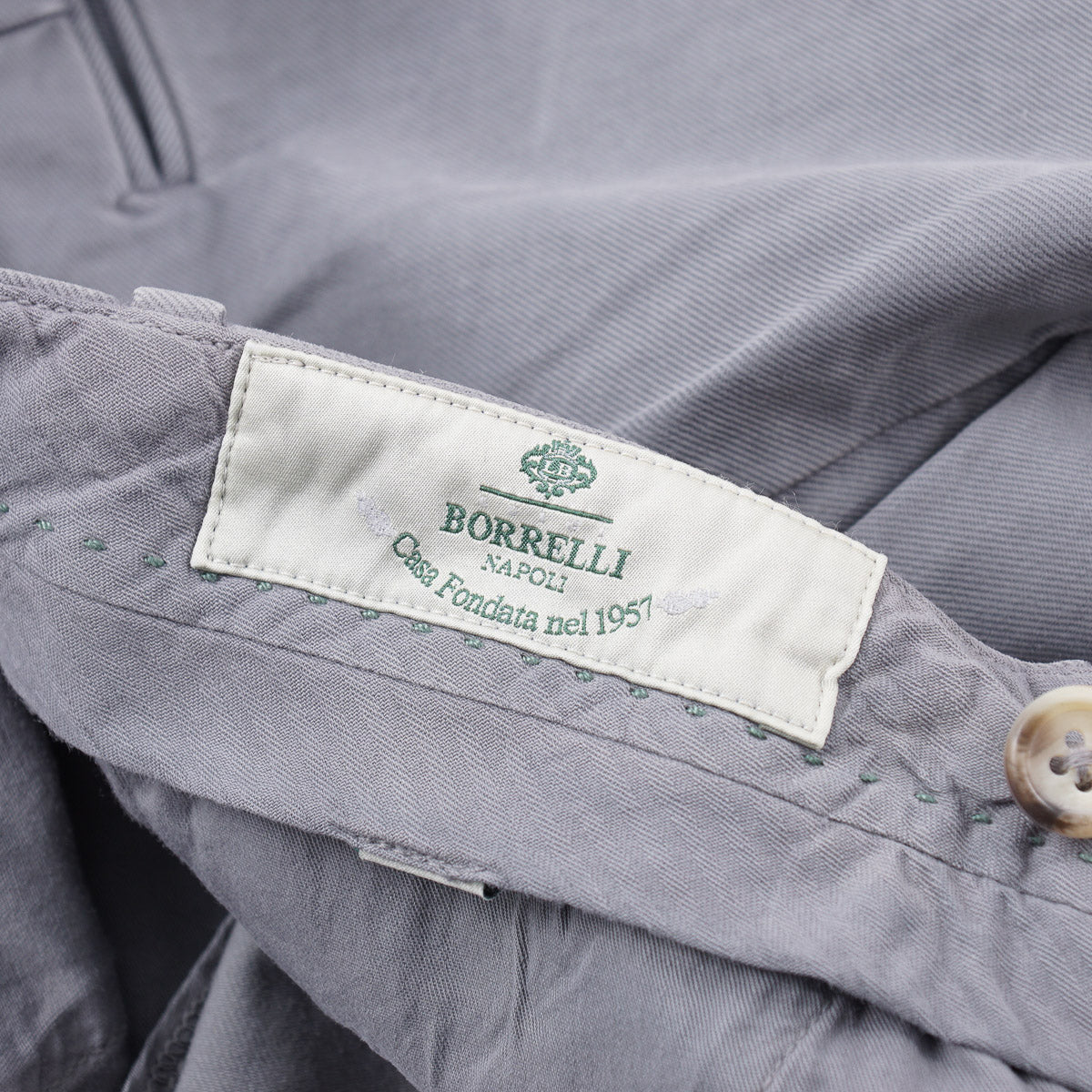 Luigi Borrelli Slim-Fit Cotton Pants - Top Shelf Apparel