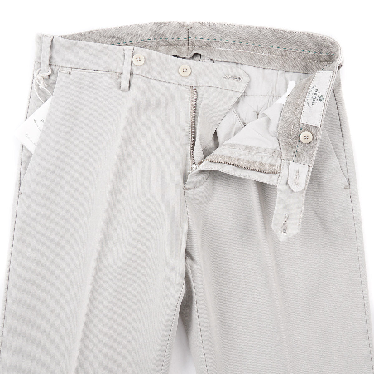 Luigi Borrelli Slim-Fit Cotton Pants - Top Shelf Apparel