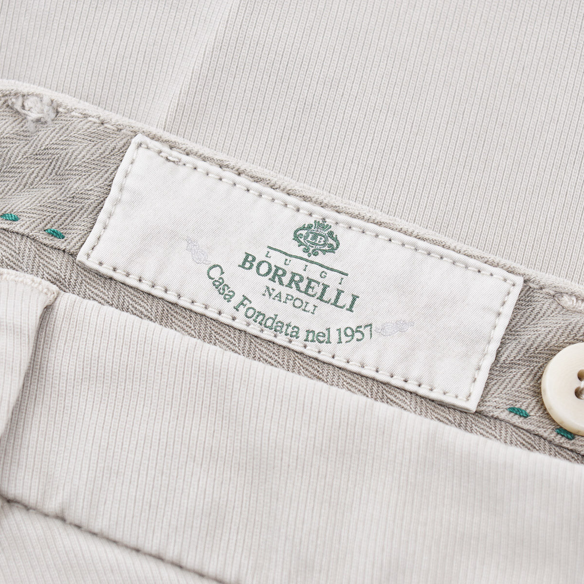 Luigi Borrelli Slim-Fit Cotton Pants - Top Shelf Apparel