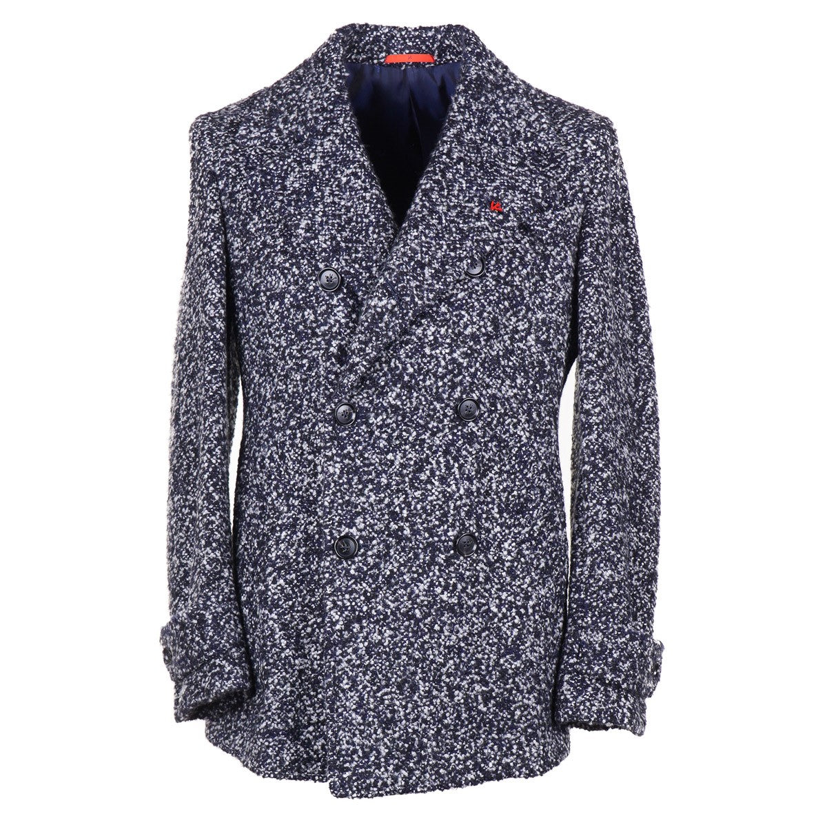 Isaia Plush Boucle Cashmere Peacoat - Top Shelf Apparel