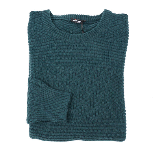 Kiton Patterned Knit Cashmere Sweater - Top Shelf Apparel