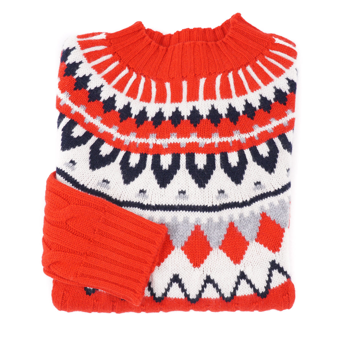 Drumohr Cable Knit Cashmere Sweater - Top Shelf Apparel