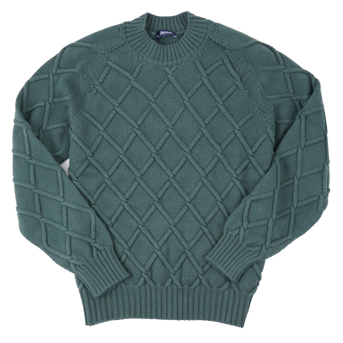 Drumohr Diamond Knit Merino Wool Sweater - Top Shelf Apparel