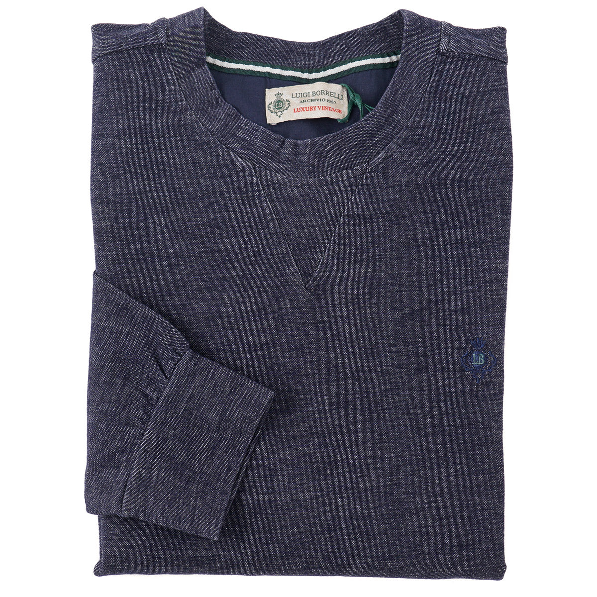 Borrelli Micro Pique Cotton Sweatshirt