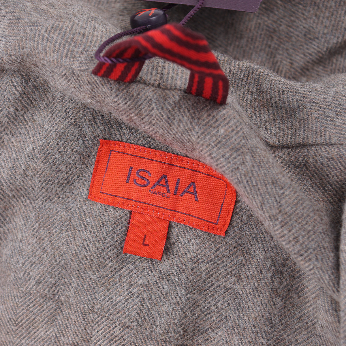 Isaia Flannel Cotton Belted Robe - Top Shelf Apparel