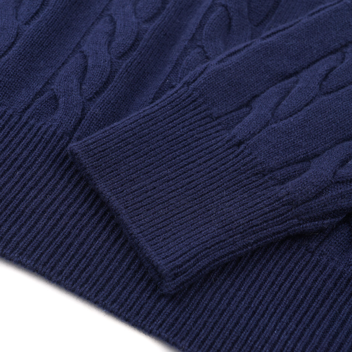 Manrico Cable Knit Cashmere Sweater - Top Shelf Apparel