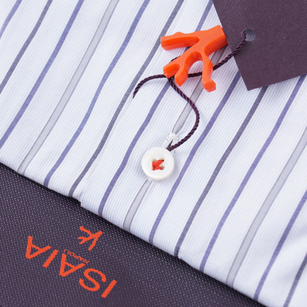 Isaia 'Mix' Tailored-Fit Cotton Shirt - Top Shelf Apparel
