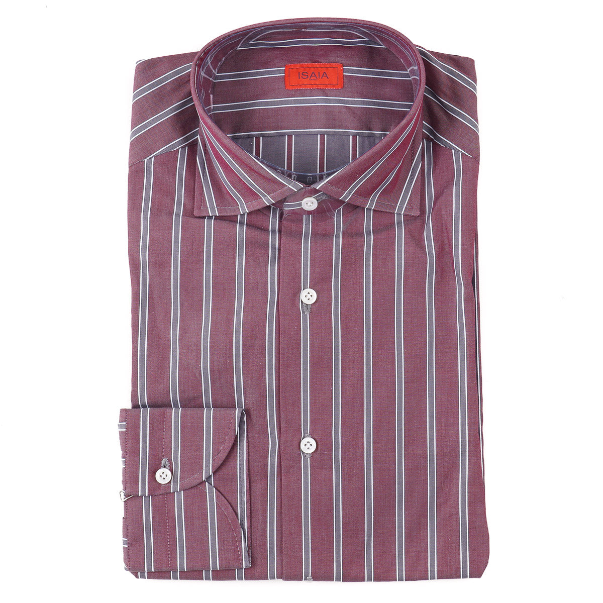 Isaia Tailored-Fit 'Mix' Dress Shirt 15.75 Isaia Tailored-Fit 'Mix' Dress Shirt 15.75
