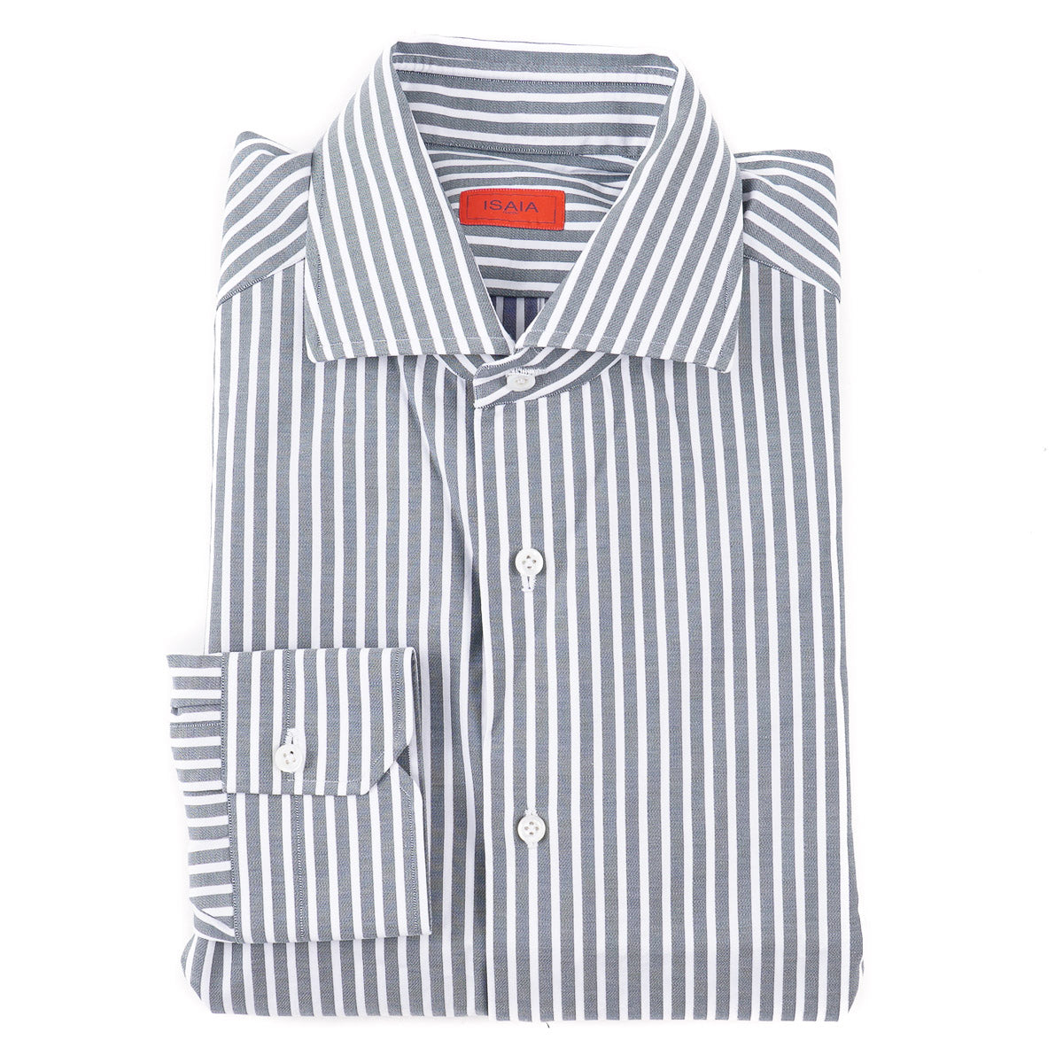 Isaia Tailored-Fit 'Mix' Cotton Shirt - Top Shelf Apparel