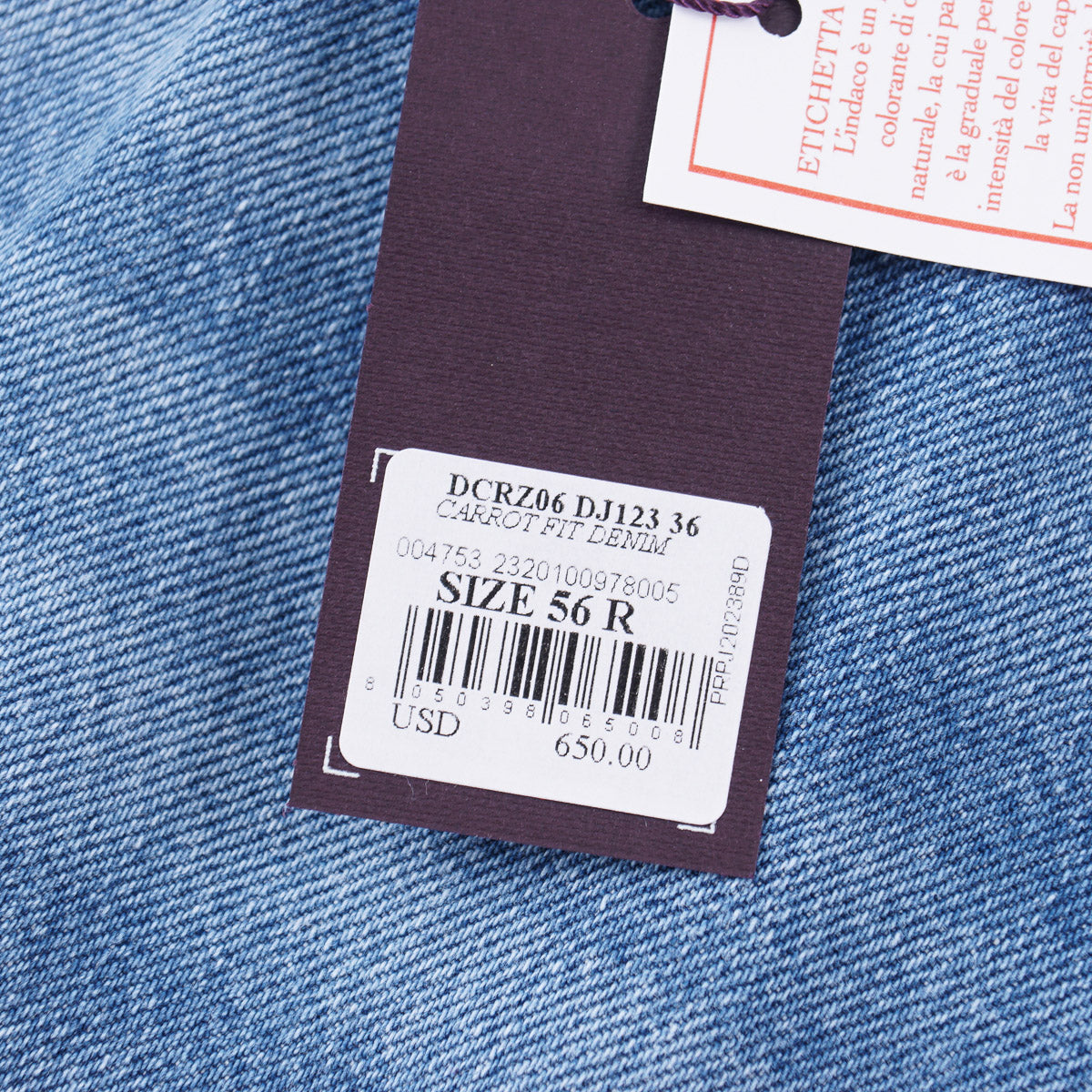 Isaia Regular Tapered Fit Denim Jeans