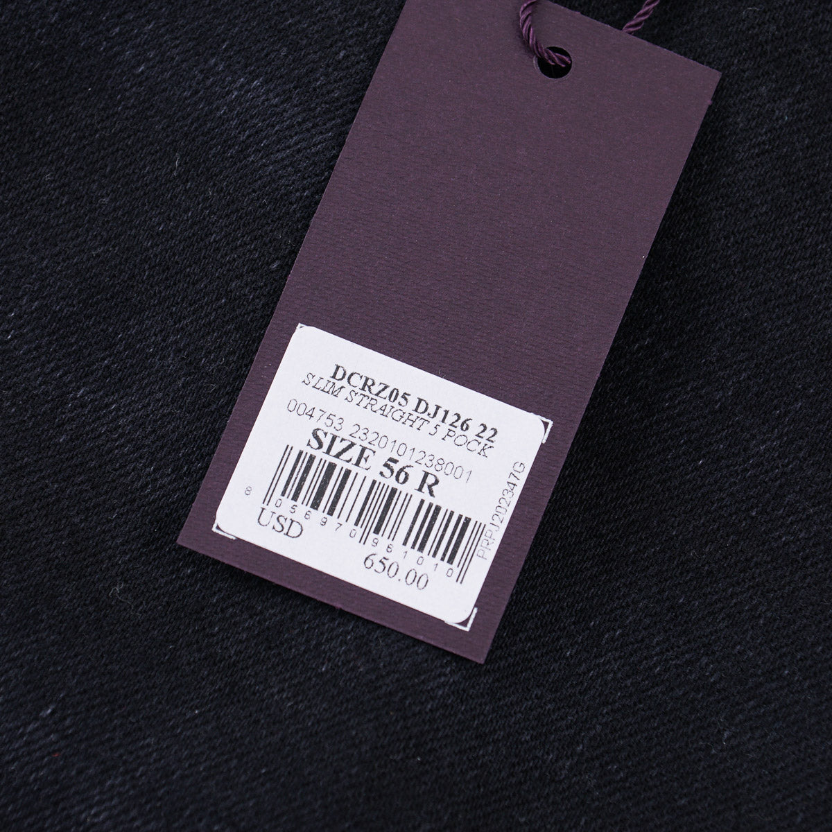 Isaia Slim Straight Fit Denim Jeans