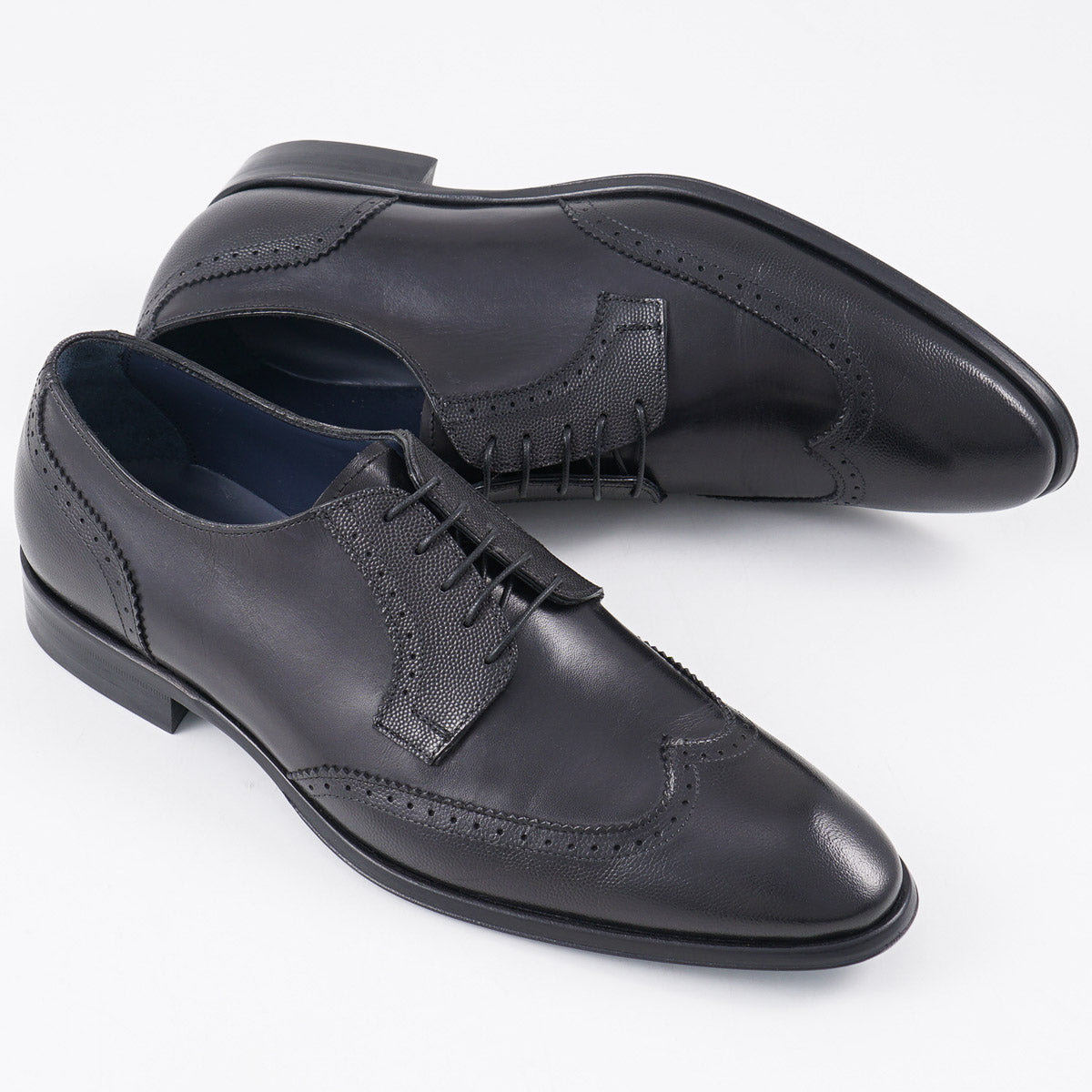 Sutor Mantellassi Leather Wingtip Derby – Top Shelf Apparel display picture 1