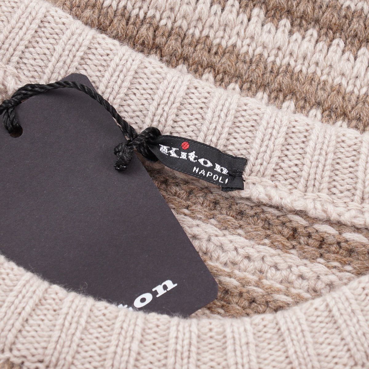 Kiton Thick Knit Cashmere Sweater - Top Shelf Apparel