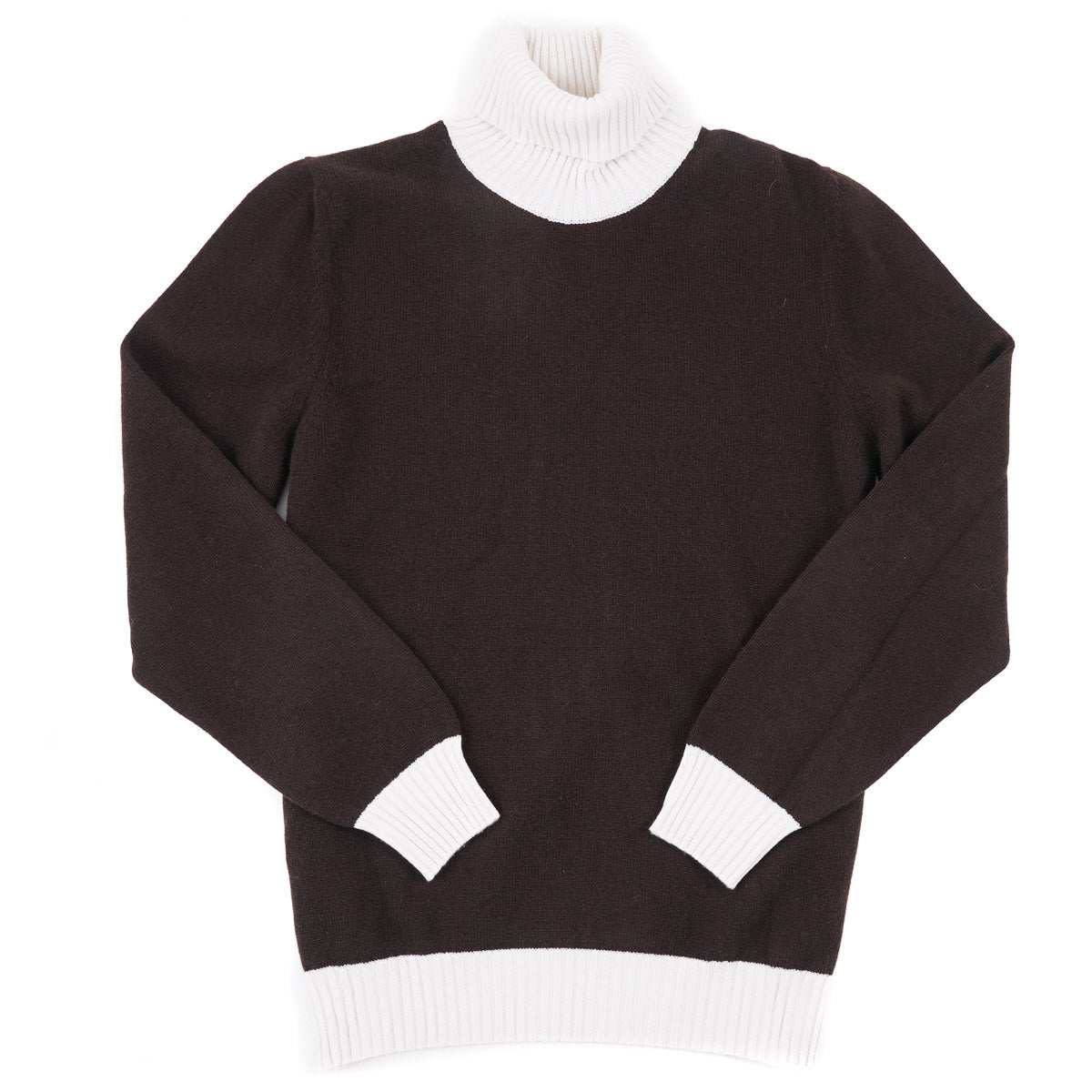 Kiton Contrast Knit Cashmere Sweater - Top Shelf Apparel