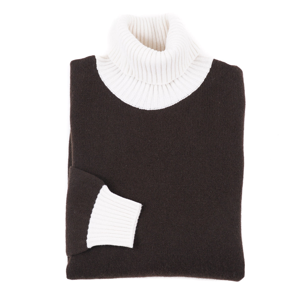 Kiton Contrast Knit Cashmere Sweater - Top Shelf Apparel