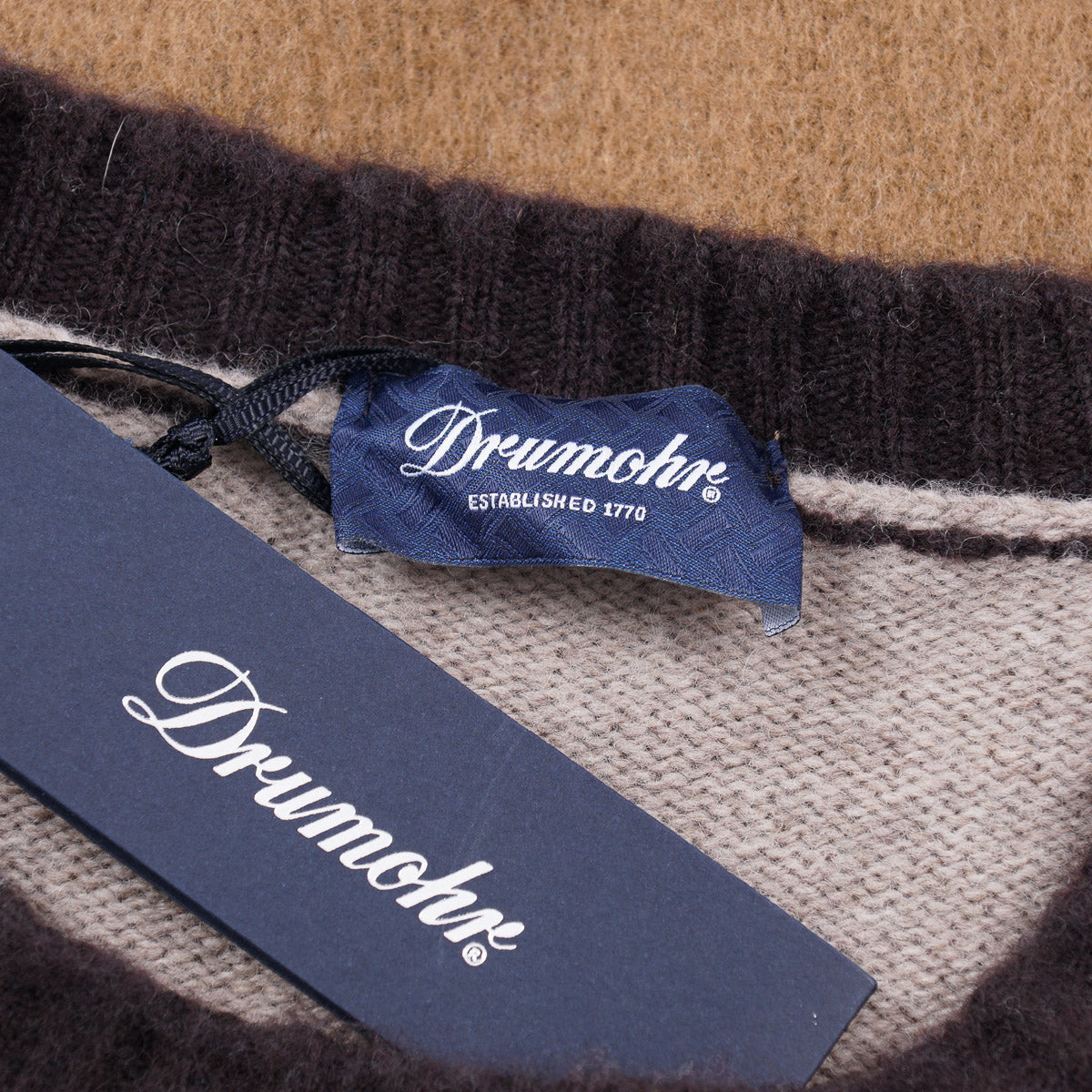 Drumohr Patterned Lambswool Sweater - Top Shelf Apparel