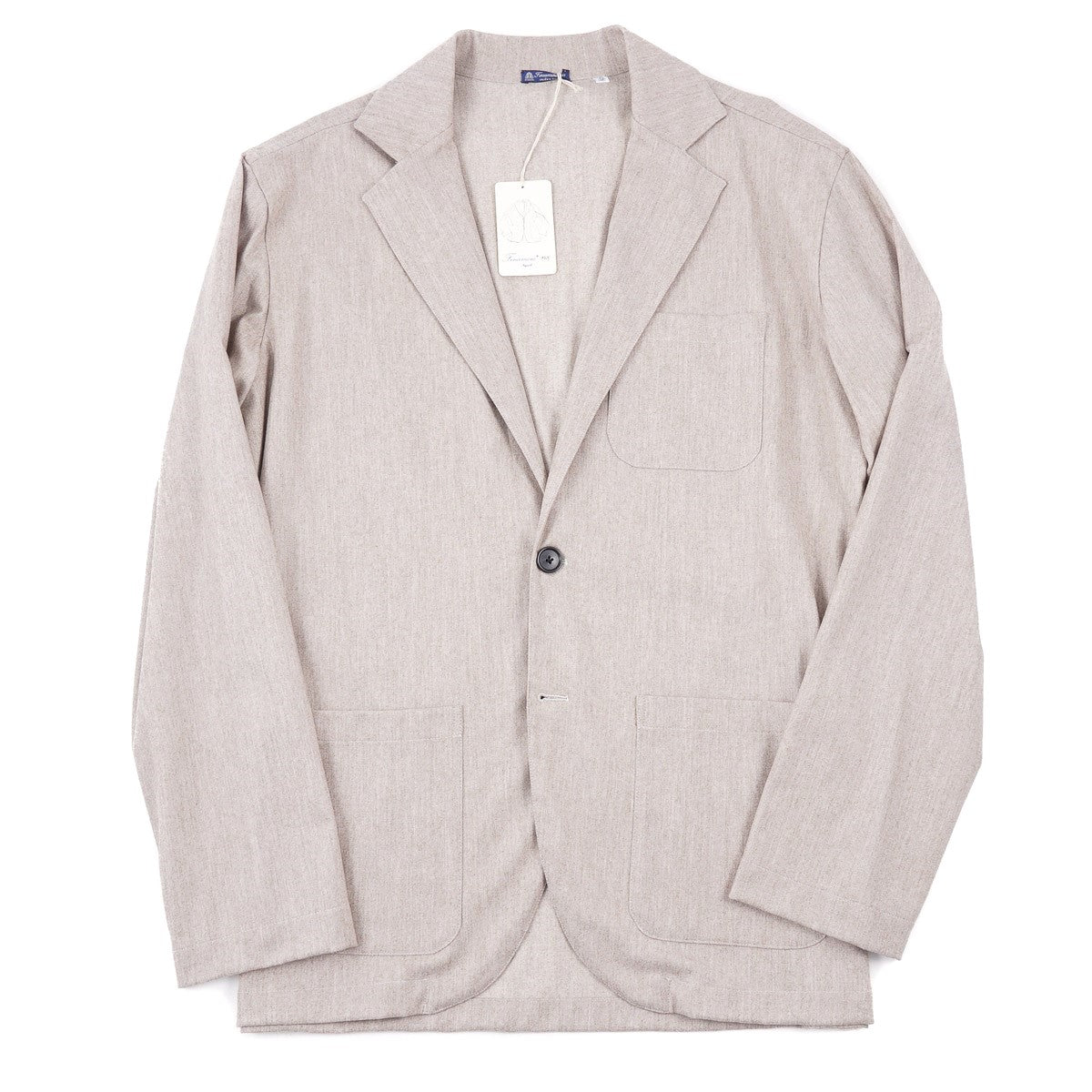 Finamore Unlined Lightweight Flannel Sport Coat - Top Shelf Apparel