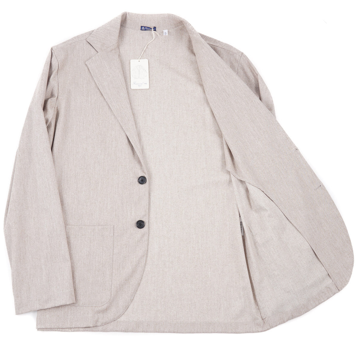 Finamore Unlined Lightweight Flannel Sport Coat - Top Shelf Apparel