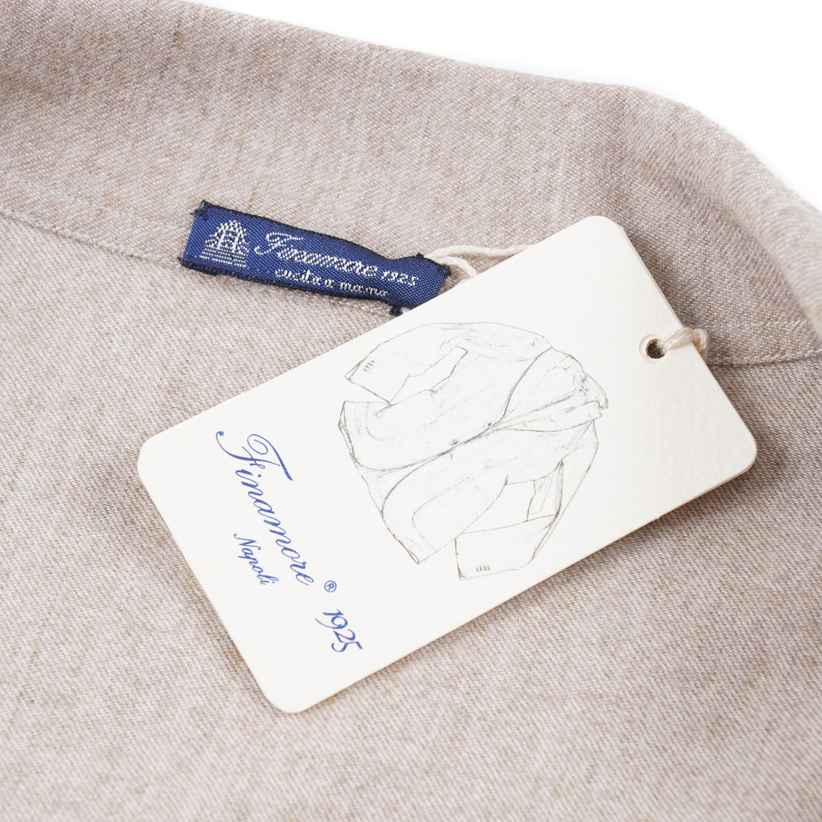 Finamore Unlined Lightweight Flannel Sport Coat - Top Shelf Apparel