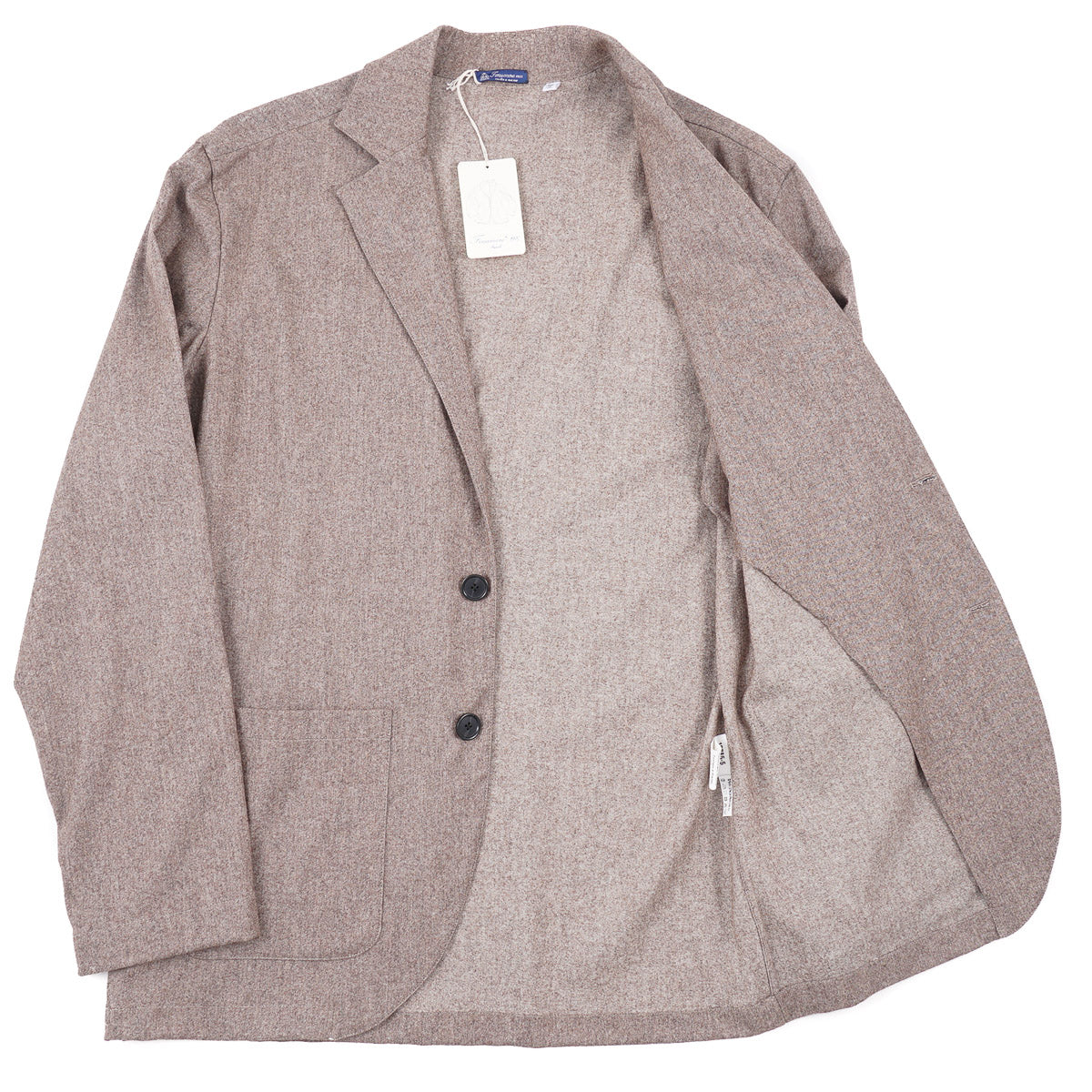Finamore Unlined Lightweight Flannel Sport Coat - Top Shelf Apparel