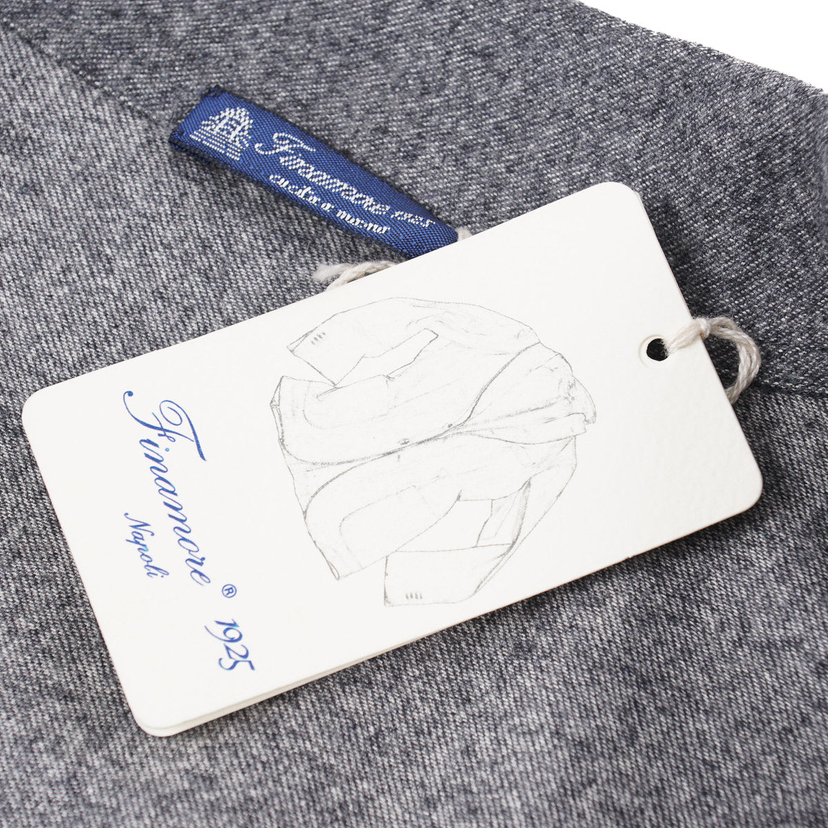 Finamore Unlined Lightweight Flannel Sport Coat - Top Shelf Apparel