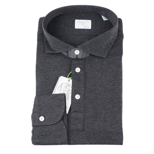 Finamore Long Sleeve Jersey Polo Shirt - Top Shelf Apparel