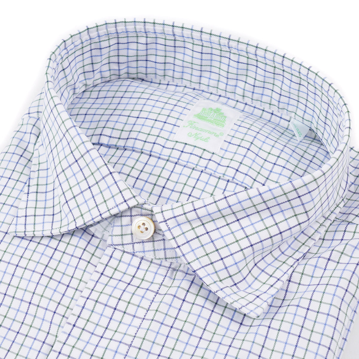 Finamore Slim-Fit Cotton Dress Shirt - Top Shelf Apparel