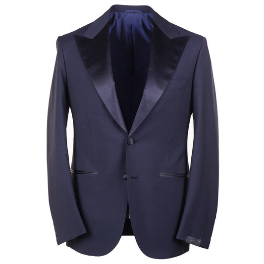 Sartorio Midnight Blue Peak Lapel Tuxedo - Top Shelf Apparel