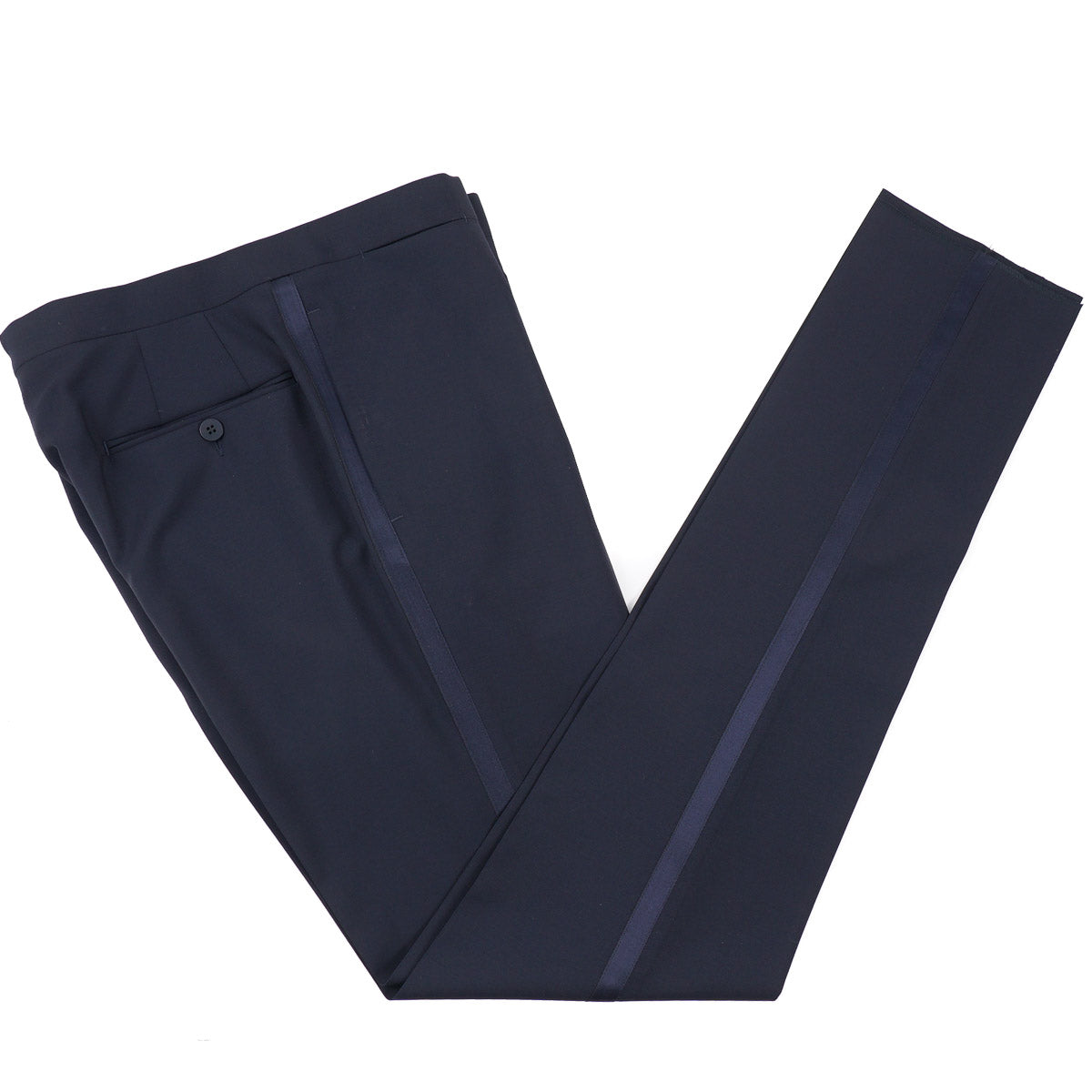 Sartorio Midnight Blue Peak Lapel Tuxedo - Top Shelf Apparel