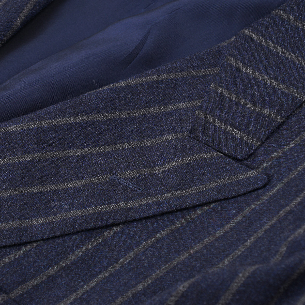Sartorio Chalk Stripe Wool-Cashmere Suit - Top Shelf Apparel