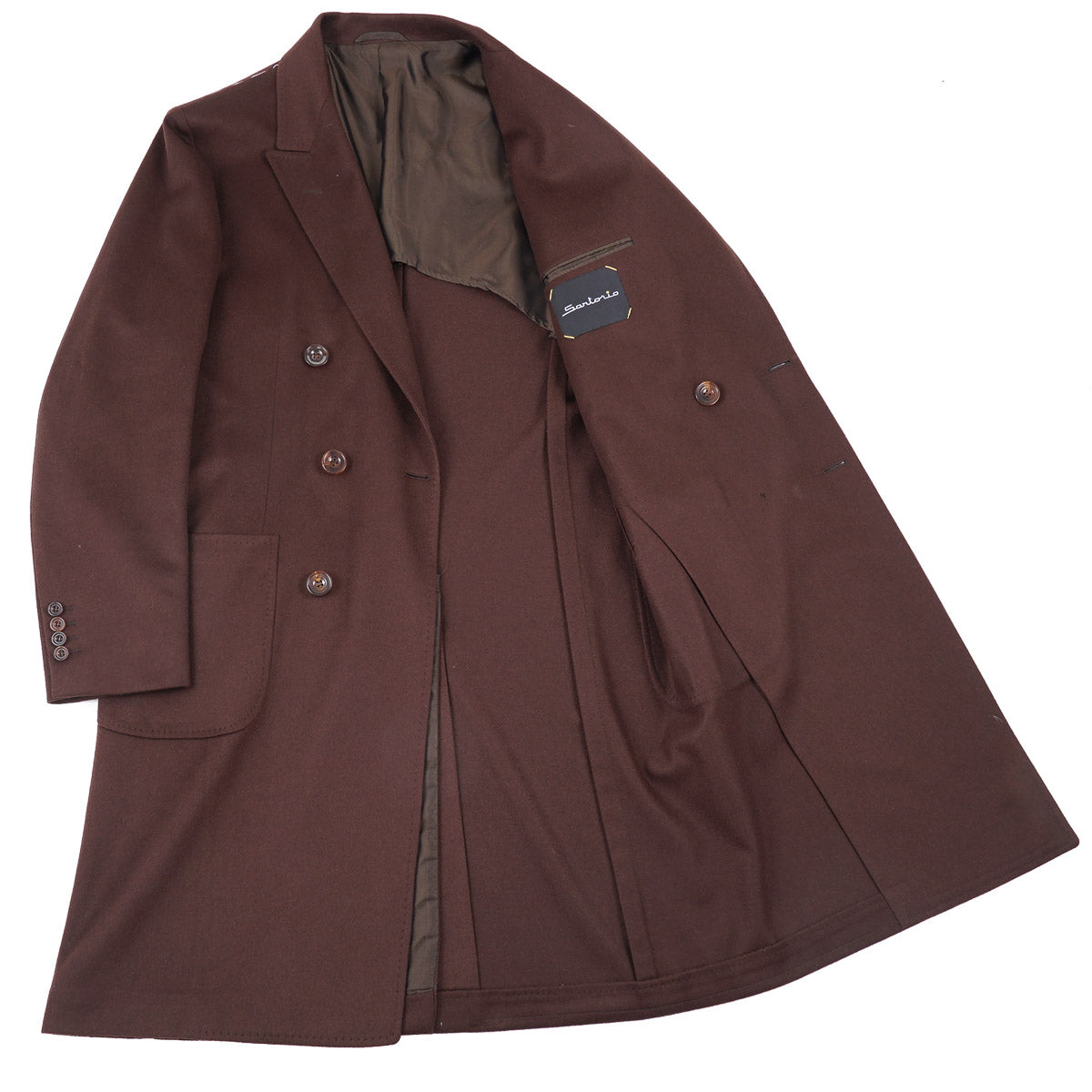 Sartorio Soft Mid-Weight Cashmere Overcoat - Top Shelf Apparel